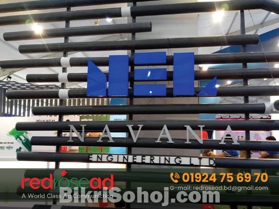 ACP Acrylic Letter Sign Board for business